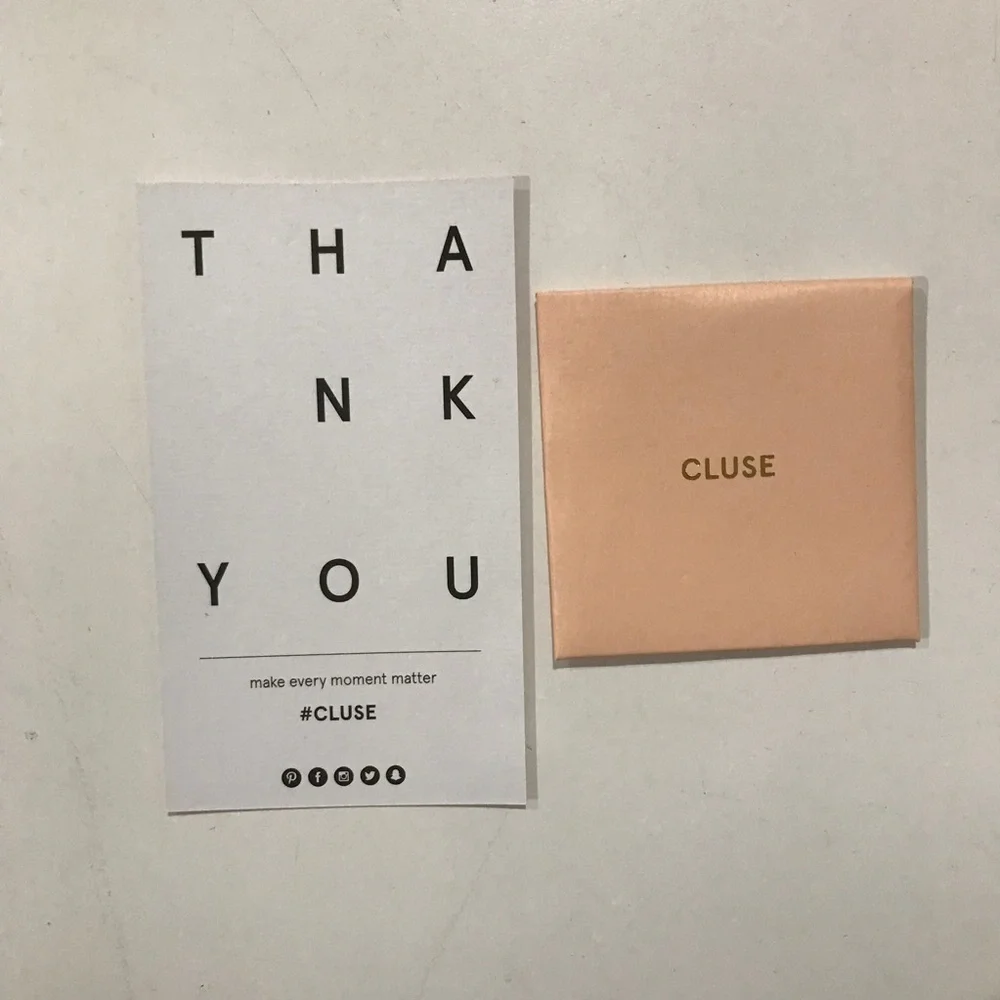💥NWT💥 Cluse Rose Gold Le Boheme Watch Black Band